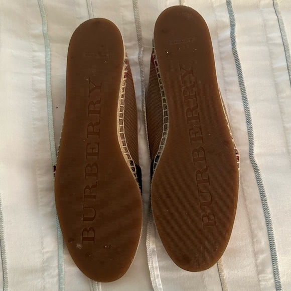 Burberry Hodgeson Check Espadrille Flats - Picture 3 of 7